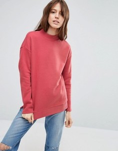 Свитшот с высокой горловиной ASOS - Розовый