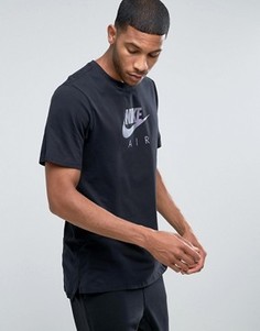 Черная футболка Nike Air Heritage Virus Ink 847521-010 - Черный