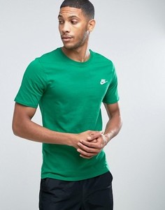 Зеленая футболка с вышитым логотипом Nike Futura 827021-302 - Зеленый