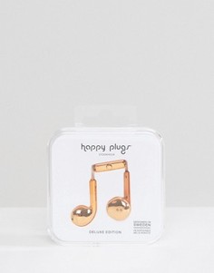 Наушники цвета розового золота Happy Plugs - Мульти