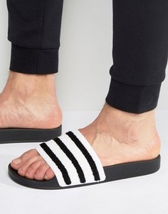 Черные шлепанцы adidas Originals Adilette BB0125 - Черный