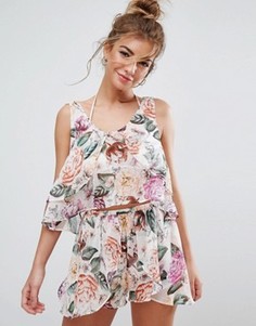Топ с принтом ASOS Co-ord - Мульти