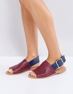 Кожаные сандалии ASOS FLEET STREET - Мульти