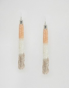 Серьги с кисточками и эффектом омбре ASOS - Мульти