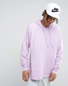 Худи свободного кроя фиолетового цвета ASOS - Фиолетовый