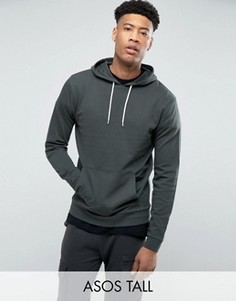 Худи цвета хаки ASOS TALL - Зеленый