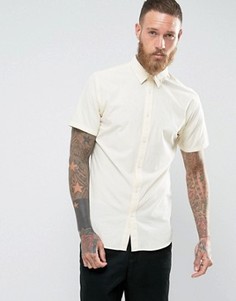 Облегающая рубашка с короткими рукавами Selected Homme - Белый