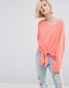 Свитшот с узелком ASOS - Розовый