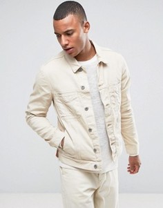 Белая джинсовая куртка с рваной отделкой Esprit - Белый