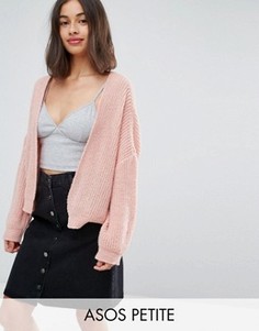 Кардиган в рубчик ASOS PETITE - Розовый