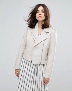 Куртка из искусственной кожи Vero Moda - Кремовый