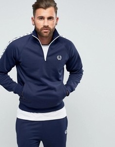 Темно-синяя спортивная куртка слим с молнией Fred Perry Sports Authentic - Темно-синий