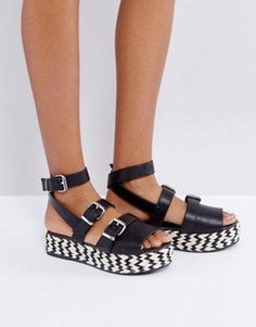 Сандалии-эспадрильи ASOS JUMP START - Черный