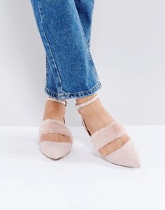 Балетки ASOS LAURIE - Розовый