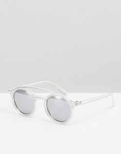 Зеркальные солнцезащитные очки с плоскими стеклами ALDO - Серебряный