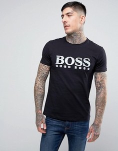 2 черные футболки с большим логотипом BOSS Orange by Hugo Boss Turbulence - Черный