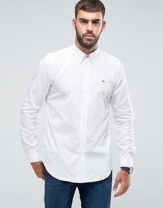 Белая строгая оксфордская рубашка с логотипом на груди PS by Paul Smith - Белый