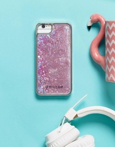 Чехол для iPhone 6/6S/7 с блестками и фламинго Skinnydip - Мульти