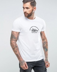 Футболка с принтом ASOS - Белый