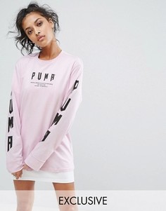 Свободный лонгслив Puma эксклюзивно для ASOS - Фиолетовый