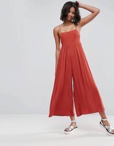 Комбинезон на бретелях с кюлотами ASOS - Оранжевый