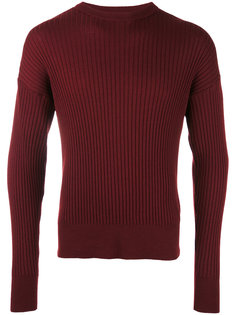 свитер с круглым вырезом в рубчик Ami Alexandre Mattiussi