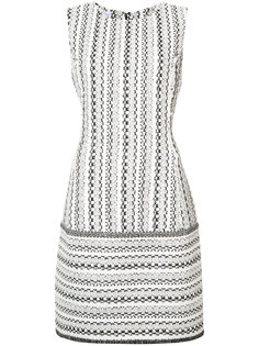 тканое платье шифт без рукавов Oscar de la Renta
