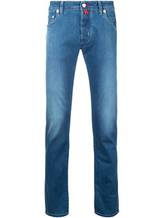 зауженные джинсы с отворотными брючинами Jacob Cohen