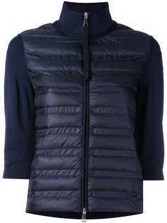 свитер со стеганой панелью Moncler