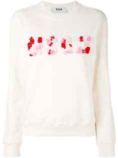 трикотажный топ с вышивкой MSGM