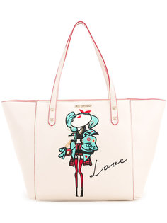 сумка-тоут с заплаткой doll Love Moschino