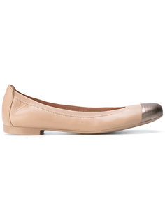 балетки с металлизированным носом Pretty Ballerinas