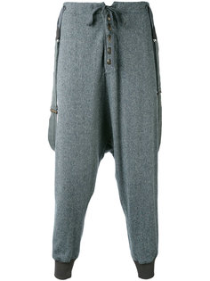 брюки с заниженной проймой Greg Lauren