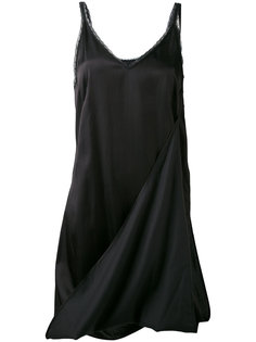 платье с асимметричным подолом Mm6 Maison Margiela