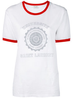 футболка University Saint Laurent Saint Laurent