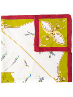 bird print scarf Hermès Vintage