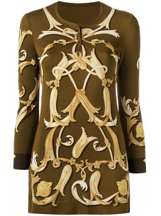 long printed blouse Hermès Vintage