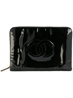 logo clutch bag Chanel Vintage