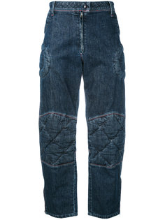 джинсовые брюки с мягкими вставками на коленях J.W.Anderson