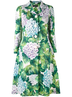 пальто с цветочным узором Dolce &amp; Gabbana