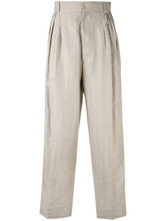 pleat detail trousers  Versace Vintage