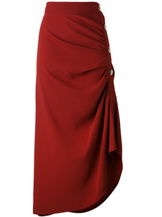 асимметричная юбка со сборкой Marni