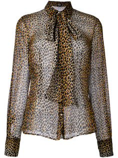 sheer leopard print shirt Dolce &amp; Gabbana Vintage