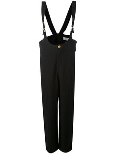 buckle strap dungarees Versace Vintage