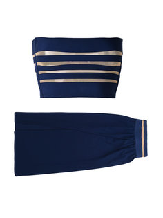 striped bandeau top Jean Paul Gaultier Vintage