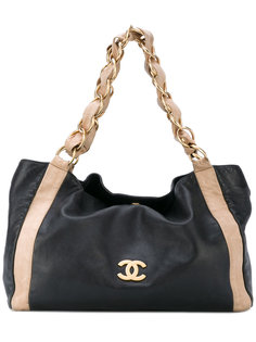 contrast tote Chanel Vintage