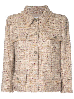 long sleeve tweed jacket Chanel Vintage