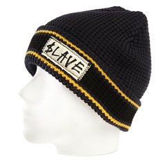 Шапка Slave Striped Black/Navy/Yellow