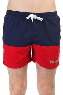 Шорты пляжные TrueSpin Basics Swim Shorts Navy/Red