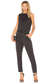 Round neck jumpsuit - Halston Heritage